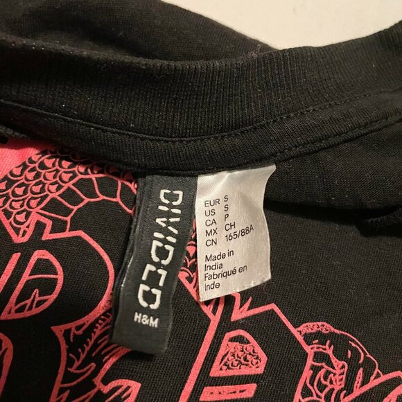 H&M True Spirit Dragon Tshirt Womens Size Small Shirt - Picture 2 of 16